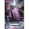imageSUPCASE Samsung Galaxy S22 Ultra 5G 2022 Case with Kickstand Holder  Belt Clip Unicorn Beetle Pro Heavy Duty Shockproof Bumper Protector Without Screen Protector Bluepurple