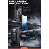 imageSUPCASE Samsung Galaxy S22 Ultra 5G 2022 Case with Kickstand Holder  Belt Clip Unicorn Beetle Pro Heavy Duty Shockproof Bumper Protector Without Screen Protector BlueCamoGray