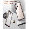 imageSUPCASE for Samsung Galaxy S23 Ultra Case with Builtin Screen Protector Edge XT Fingerprint Compatible MilitaryGrade Protection FullBody Clear Bumber Phone Case for S23 Ultra BlackCream