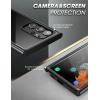 imageSUPCASE for Samsung Galaxy S23 Ultra Case with Builtin Screen Protector Edge XT Fingerprint Compatible MilitaryGrade Protection FullBody Clear Bumber Phone Case for S23 Ultra BlackBlack
