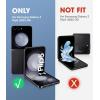imageSUPCASE for Samsung Galaxy Z Flip 5 Case with Stand ampamp BeltClip Unicorn Beetle Pro Hinge Protection Front Screen Protector Dual Layer Rugged Protective Phone Case for Galaxy Z Flip 5 BlackTilt