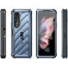 imageSUPCASE for Samsung Galaxy Z Fold 3 Case with Stand Unicorn Beetle Builtin Screen Protector ampamp Belt Clip Heavy Duty Rugged FullBody Shockproof Protective Phone Case for Galaxy Fold 3 BlackBlue