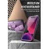 imageSUPCASE for iPhone 11 Case with Screen Protector Unicorn Beetle Pro Builtin Stand ampamp Belt Clip MilitaryGrade Protection Heavy Duty FullBody Protective Phone Case for iPhone 11 61quot BlackMetallicPurple