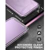 imageSupCase Unicorn Beetle Style Series Case Designed for iPhone 11 61 Inch 2019 Release Premium Hybrid Protective Clear Case PurpleClear