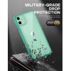 imageSupCase Unicorn Beetle Style Series Case Designed for iPhone 11 61 Inch 2019 Release Premium Hybrid Protective Clear Case PurpleGreen