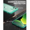 imageSupCase Unicorn Beetle Style Series Case Designed for iPhone 11 61 Inch 2019 Release Premium Hybrid Protective Clear Case PurpleGreen