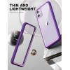 imageSupCase Unicorn Beetle Style Series Case Designed for iPhone 11 61 Inch 2019 Release Premium Hybrid Protective Clear Case PurplePurple