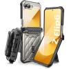 imageSUPCASE for Samsung Galaxy Z Flip 6 Case with Stand ampamp BeltClip Unicorn Beetle Pro Hinge Protection Front Screen Protector Full Body Rugged Protective Phone Case for Galaxy Z Flip 65 RuddyTiGray