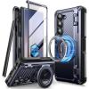 imageSUPCASE for Z Fold 6 Case with S Pen Holder UB Pro Mag Compatible with MagSafe Military Grade Protection Builtin Screen Protector ampamp Magnetic Ring Holder Rugged Phone Case BlackMountain