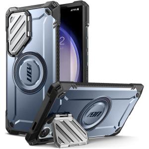 imageSUPCASE UB Mag XT Case for Samsung Galaxy S24 Ultra 2024 Release Metal Camera Cover Extreme Lens Protection Slim Rugged Case with Builtin Kickstand RuddyTilt