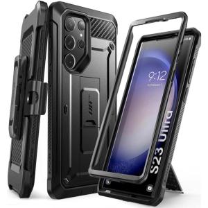 imageSUPCASE Unicorn Beetle Pro Series Case for Samsung Galaxy S23 Ultra 5g 2023 Release Dual Layer Rugged Holster ampamp Kickstand Case Without Screen Protector BlackBlack
