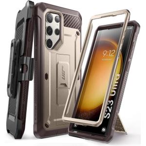imageSUPCASE Unicorn Beetle Pro Series Case for Samsung Galaxy S23 Ultra 5g 2023 Release Dual Layer Rugged Holster ampamp Kickstand Case Without Screen Protector BlackCream