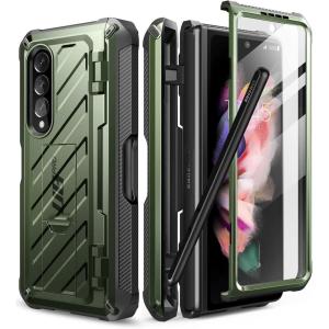 imageSUPCASE Unicorn Beetle Pro Series Case for Samsung Galaxy Z Fold 3 5G 2021 FullBody Dual Layer Rugged Case with Builtin Screen Protector ampamp Kickstand ampamp S Pen Slot BlackGuldan