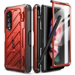 imageSUPCASE Unicorn Beetle Pro Series Case for Samsung Galaxy Z Fold 3 5G 2021 FullBody Dual Layer Rugged Case with Builtin Screen Protector ampamp Kickstand ampamp S Pen Slot BlackRuddy