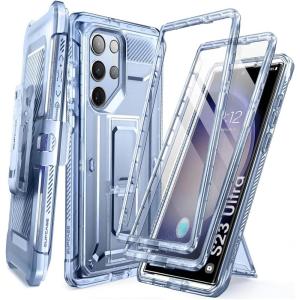 imageSUPCASE for Samsung Galaxy S23 Ultra Case with Stand Unicorn Beetle Pro 2 Front Frames Builtin Screen Protector ampamp BeltClip MilitaryGrade Protection Phone Case for Galaxy S23 Ultra BlackFrostBlue