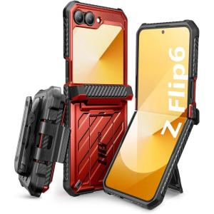 imageSUPCASE for Samsung Galaxy Z Flip 6 Case with Stand ampamp BeltClip Unicorn Beetle Pro Hinge Protection Front Screen Protector Full Body Rugged Protective Phone Case for Galaxy Z Flip 65 RuddyRuddy