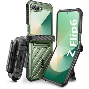 imageSUPCASE for Samsung Galaxy Z Flip 6 Case with Stand ampamp BeltClip Unicorn Beetle Pro Hinge Protection Front Screen Protector Full Body Rugged Protective Phone Case for Galaxy Z Flip 65 RuddyGuldan