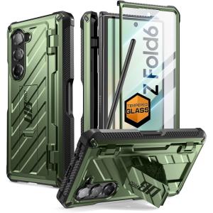 imageSUPCASE for Samsung Galaxy Z Fold 6 Case with S Pen Holder UB Pro Builtin Screen Protector ampamp Kickstand MilitaryGrade Protection Heavy Duty Rugged Phone Case 360 Full Shockproof Cover GuldanGuldan