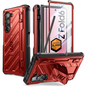 imageSUPCASE for Samsung Galaxy Z Fold 6 Case with S Pen Holder UB Pro Builtin Screen Protector ampamp Kickstand MilitaryGrade Protection Heavy Duty Rugged Phone Case 360 Full Shockproof Cover GuldanRuddy