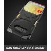 imageSUPCASE Adhesive Slim Wallet2Pack Ultra Thin StickOn Silicone Credit Card Holder Sticker Adhesive Cell Phone Wallet Compatible for Most Smartphonesnot fit Mobile Phones with Curved BackBlack
