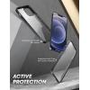 imageSUPCASE UB Edge Pro Series Case for iPhone 13 2021 Release 61 Inch Slim Frame Clear Protective Case with Builtin Screen Protector BlackBlack