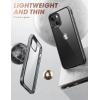 imageSUPCASE UB Edge Pro Series Case for iPhone 13 2021 Release 61 Inch Slim Frame Clear Protective Case with Builtin Screen Protector BlackBlack