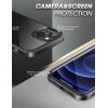 imageSUPCASE UB Edge Pro Series Case for iPhone 13 2021 Release 61 Inch Slim Frame Clear Protective Case with Builtin Screen Protector BlackBlack