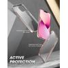 imageSUPCASE UB Edge Pro Series Case for iPhone 13 2021 Release 61 Inch Slim Frame Clear Protective Case with Builtin Screen Protector BlackPeach