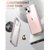 imageSUPCASE UB Edge Pro Series Case for iPhone 13 2021 Release 61 Inch Slim Frame Clear Protective Case with Builtin Screen Protector BlackPeach