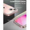 imageSUPCASE UB Edge Pro Series Case for iPhone 13 2021 Release 61 Inch Slim Frame Clear Protective Case with Builtin Screen Protector BlackPeach