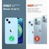imageSUPCASE UB Edge Pro Series Case for iPhone 13 2021 Release 61 Inch Slim Frame Clear Protective Case with Builtin Screen Protector BlackPeach