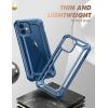 imageSUPCASE Unicorn Beetle EXO Pro Series Case for iPhone 12 Mini 2020 Release 54 Inch with Builtin Screen Protector Premium Hybrid Protective Clear Bumper Case BlackBlue