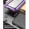 imageSUPCASE Unicorn Beetle EXO Pro Series Case for iPhone 12 Mini 2020 Release 54 Inch with Builtin Screen Protector Premium Hybrid Protective Clear Bumper Case BlackPurple