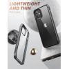 imageSUPCASE Unicorn Beetle Edge Pro Series Case for iPhone 12 2020 Release 61 Inch Slim Frame Clear Case with Transparent Back ampamp Builtin Screen Protector Black