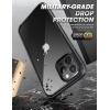 imageSUPCASE Unicorn Beetle Edge Series Case Designed for iPhone 12 Pro Max 2020 Release 67 Inch Slim Frame Case with TPU Inner Bumper ampamp Transparent Back Black