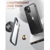 imageSUPCASE Unicorn Beetle Edge Series Case for iPhone 13 2021 Release 61 Inch Slim Frame Clear Case with TPU Inner Bumper ampamp Transparent Back BlackBlack