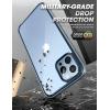 imageSUPCASE Unicorn Beetle Edge Series Case for iPhone 13 Pro 2021 Release 61 Inch Slim Frame Clear Case with TPU Inner Bumper ampamp Transparent Back CeruleanCerulean