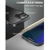 imageSUPCASE Unicorn Beetle Edge Series Case for iPhone 13 Pro 2021 Release 61 Inch Slim Frame Clear Case with TPU Inner Bumper ampamp Transparent Back CeruleanBlack