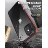 imageSUPCASE Unicorn Beetle Edge Series Slim Metal Frame Case with TPU Inner Bumper for 61Inch iPhone 1212 Pro 2020 Metallic RedRed