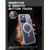 imageSUPCASE Unicorn Beetle Mag Series Case for iPhone 13 Pro 2021 Release 61 Inch Premium Hybrid Protective Clear Case Compatible with MagSafe AzureClear