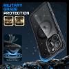 imageSUPCASE Unicorn Beetle Mag Series Case for iPhone 13 Pro 2021 Release 61 Inch Premium Hybrid Protective Clear Case Compatible with MagSafe AzureGlitterBlack