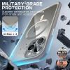 imageSUPCASE Unicorn Beetle Mag Series Case for iPhone 13 Pro 2021 Release 61 Inch Premium Hybrid Protective Clear Case Compatible with MagSafe AzureGray