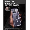 imageSUPCASE Unicorn Beetle Mag Series Case for iPhone 13 Pro 2021 Release 61 Inch Premium Hybrid Protective Clear Case Compatible with MagSafe AzureMauve