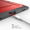 imageSUPCASE Unicorn Beetle PRO Case for iPad Air 3 2019 and iPad Pro 105 2017 Heavy Duty with Builtin Screen Protector FullBody Rugged Protective CaseBlueMetallicRed