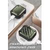 imageSUPCASE Unicorn Beetle Pro Series Case Designed for Airpods 1 ampamp 2 FullBody Rugged Protective Case with Carabiner for Apple Airpods 1st ampamp 2nd PurpleDarkGreen