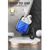 imageSUPCASE Unicorn Beetle Pro Series Case Designed for Airpods 1 ampamp 2 FullBody Rugged Protective Case with Carabiner for Apple Airpods 1st ampamp 2nd PurpleBlue