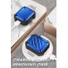 imageSUPCASE Unicorn Beetle Pro Series Case Designed for Airpods 1 ampamp 2 FullBody Rugged Protective Case with Carabiner for Apple Airpods 1st ampamp 2nd PurpleBlue