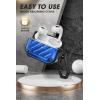 imageSUPCASE Unicorn Beetle Pro Series Case Designed for Airpods Pro FullBody Rugged Protective Case with Carabiner for Apple Airpods Pro BlackBlue