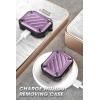 imageSUPCASE Unicorn Beetle Pro Series Case Designed for Airpods Pro FullBody Rugged Protective Case with Carabiner for Apple Airpods Pro BlackPurple