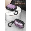 imageSUPCASE Unicorn Beetle Pro Series Case Designed for Airpods Pro FullBody Rugged Protective Case with Carabiner for Apple Airpods Pro BlackPurple